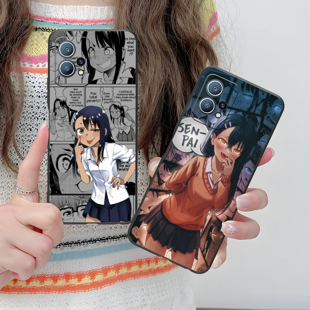 Hayase Nagatoro Anime Mobile Cell Phone Case for Huawei P60 P50 P40 P30 P20 P10 P9 P8 Pro Lite Plus Black Soft Phone Cover Shell