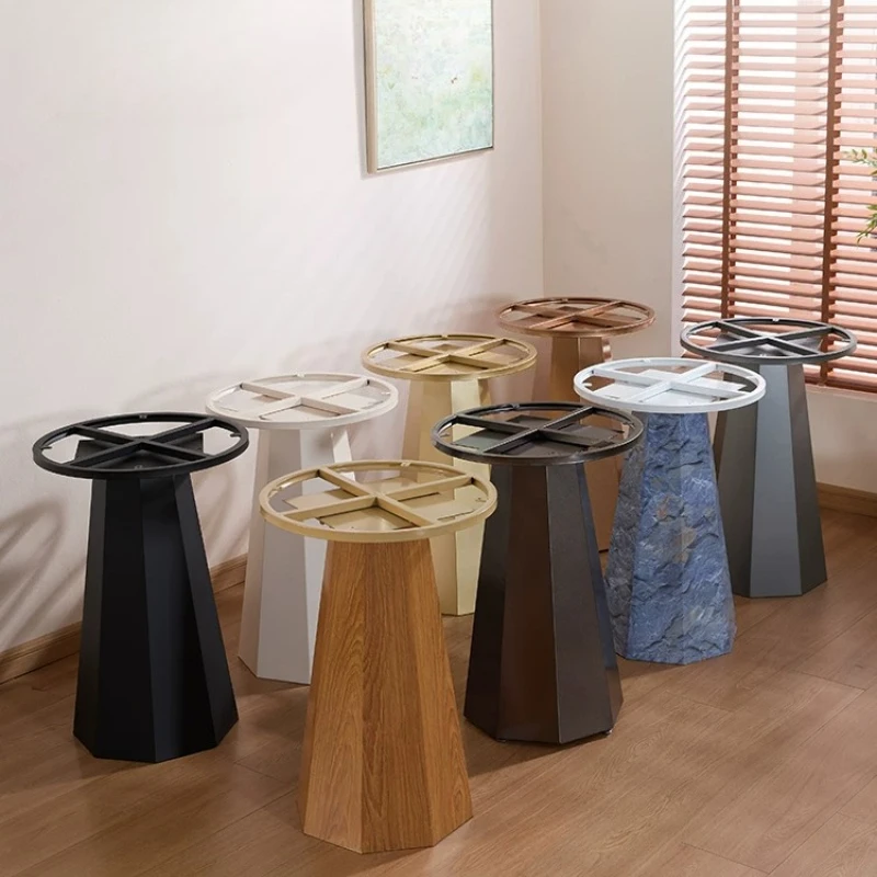 Luxury Iron Table Leg Bracket Round Coffee Side Desk Support Marble Slate Dining Frame Negotiation Table Base for Furniture
