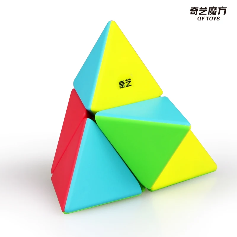 [Picube] QiYi 2x2 Pyraminx Speed Magische Kubus Puzzel Speelgoed voor Kinderen SpeedCube Piramide 2x2x2 Puzzel Vormige Cubo Magico Verpakking