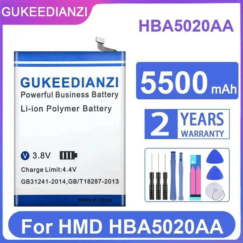 

Mobile Phone Battery For Hmd HBA5020AA 5500Mah Environmentally Friendly