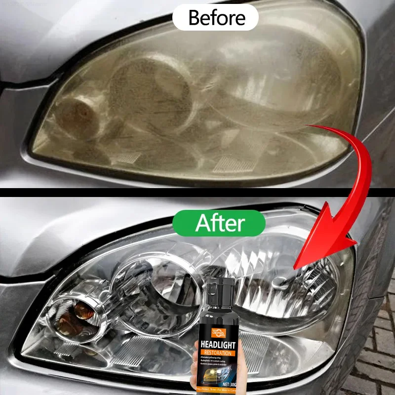 Car Headlight Restoration Polishing Kits Headlamp Repair Kits Car Light Polisher Cleaning Paste Car Paint Care Refurbish Agent