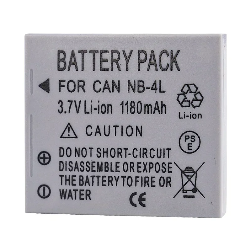 NB-4L Camera Battery Suitable for Canon IXUS 120IS 115HS 220HS 110IS 117HS 780IS 230HS IXUS 255HS