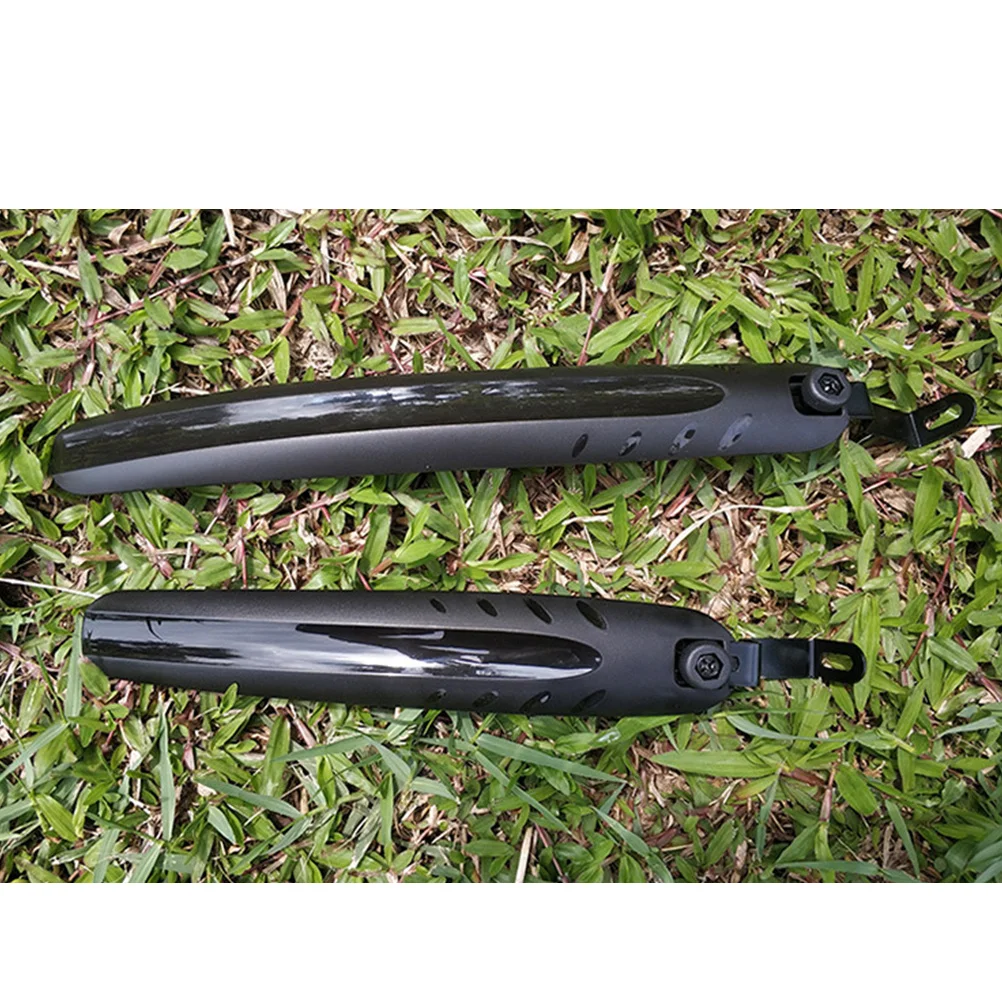 

2Pcs Lightweight Bike Mud Guard Rear Foldable Plastic Guard Seat Post Mount Rain Mud Protection Fit 54-66cm Wheel Diameter