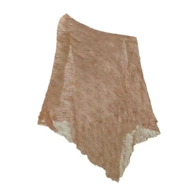 Sweet & Hot Style Slip Dress Set with Sun Protection Cape, Women's Bodycon Fishtail Midi Dress & Cover Up for Spring Summer