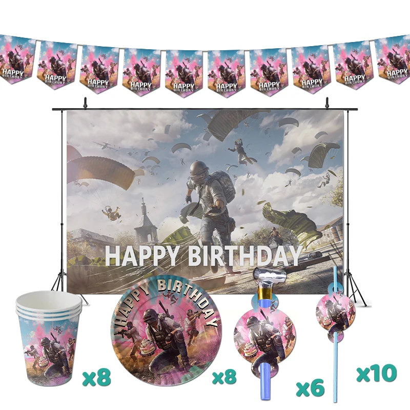 Playerunknown set pubg (украшения, дня, рождения, тематические) купить от 198,00 руб. Костюмы и аксессуары на 1rub.ru