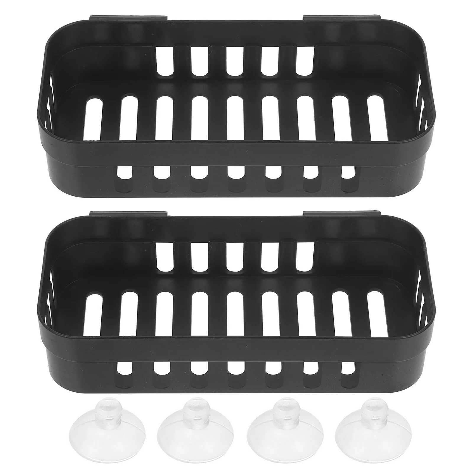 

2Pcs Hanging Aquatic Plant Baskets Suction Cup Aquarium Plant Holder Oxygenates Water Adds Modern Style Aquarium Hanging Planter