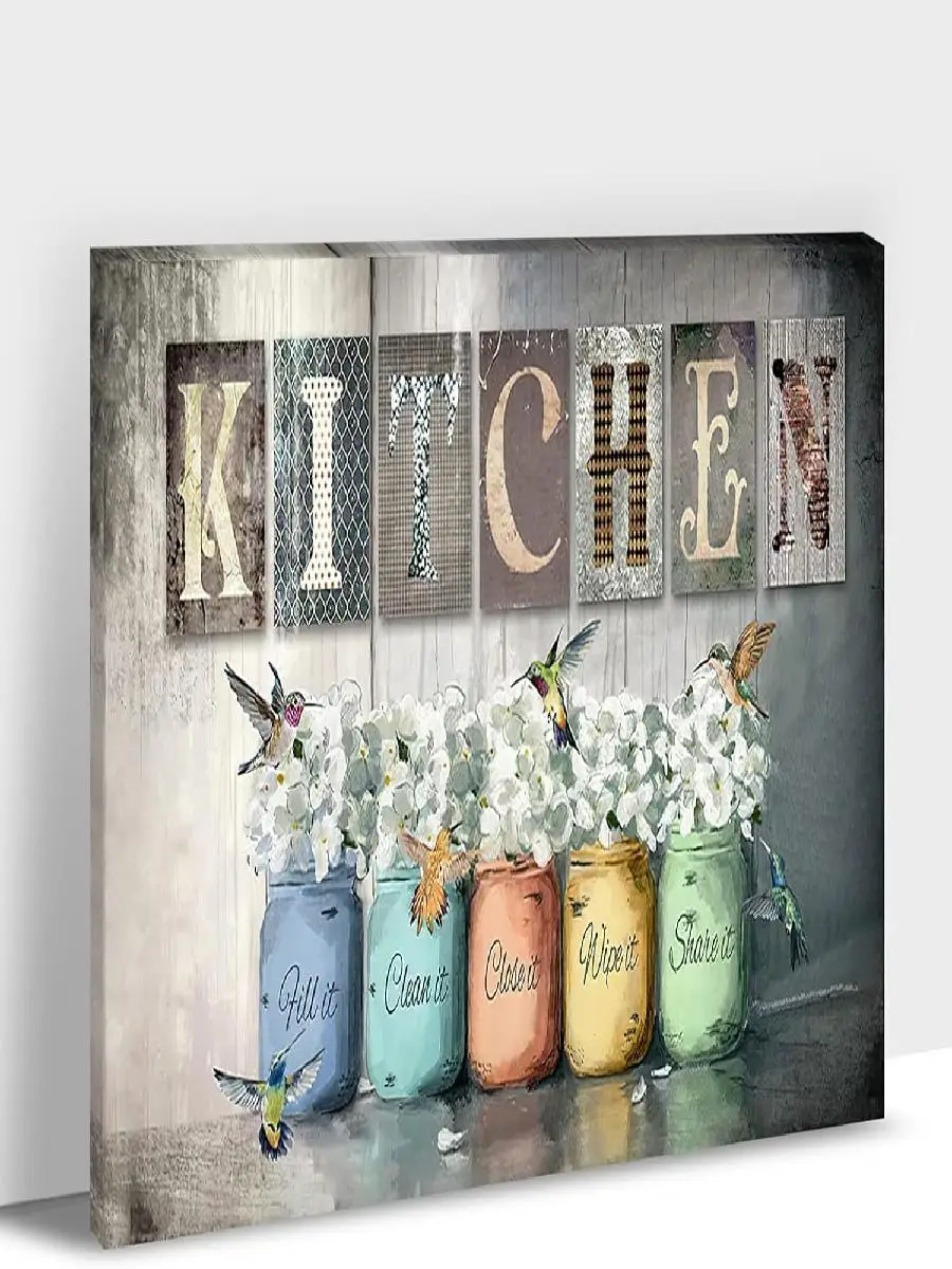 Farmhouse Kitchen Canvas Art 2