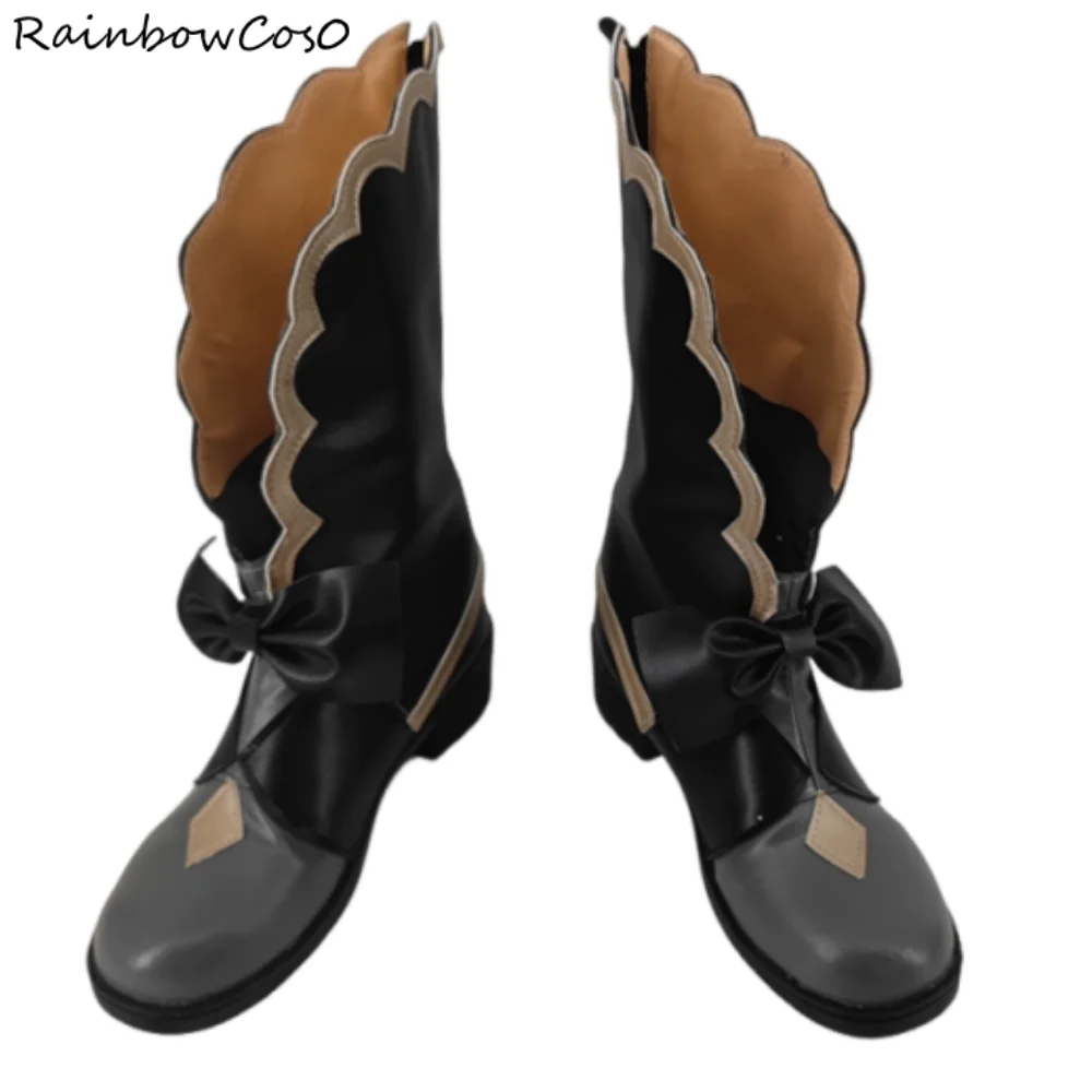 Tairitsu Arcaea Scarpe Cosplay Stivali Gioco Anime Halloween Natale RainbowCos0 W4685