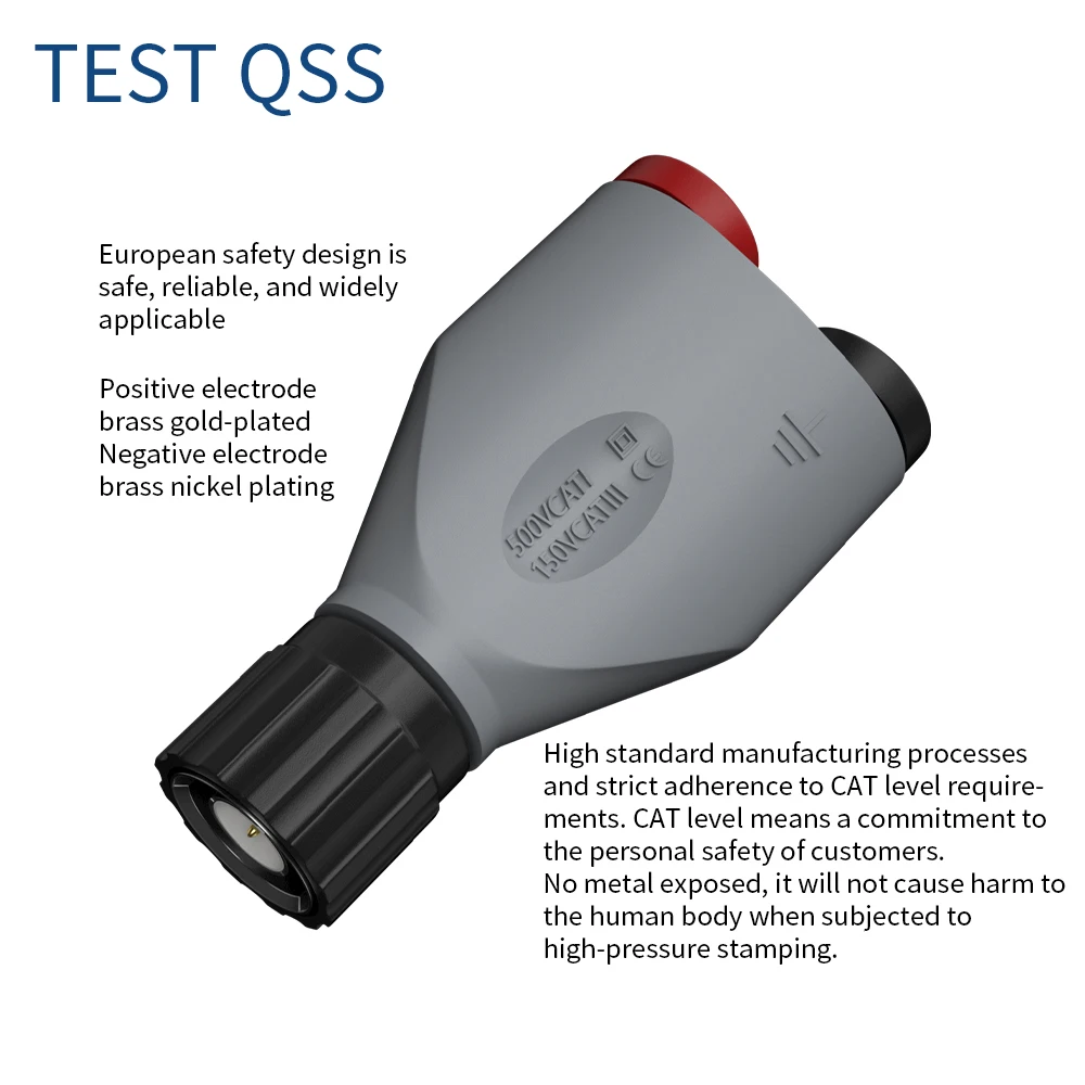 Adapter QSS BNC izolowany 4MM obrotowy męski BNC podwójne gniazdo bananowe gniazdo bananowe Q20038 — zdjęcie 4