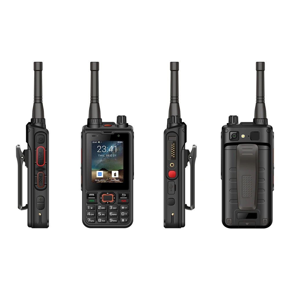 Rádio Android portátil W6Pro com modo UHF de intercomunicação de rede 4G POC + DMR e rádio Wifi