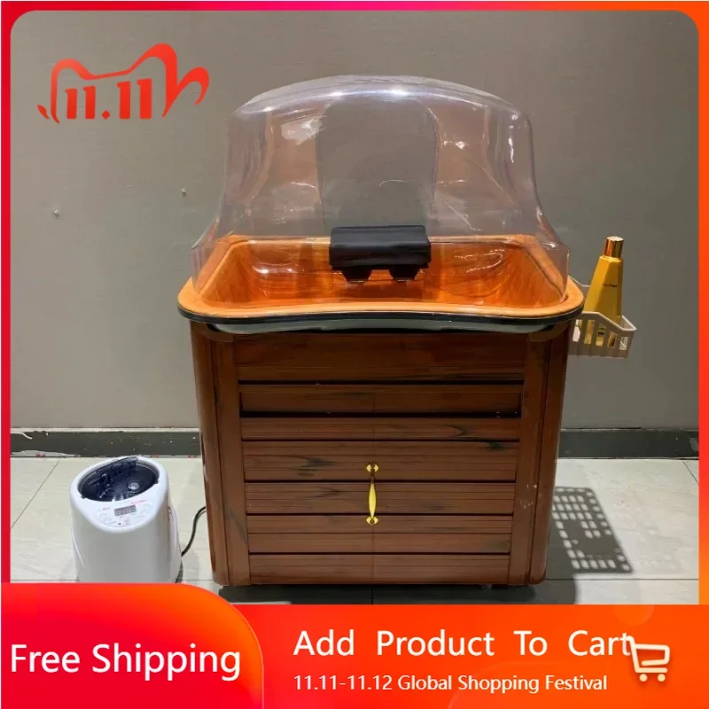 

Hydraulic Chair Beauty Shampoo Bed Comfortable Luxury Stretcher Hair Headspa Shampoo Sink Japanese Cama Champú Hotel Furniture