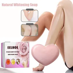 Eelhoe Peach Pp Soap Pink Body Cleans Private Parts Bath Soothing Cleansing Skin Beauty Soap