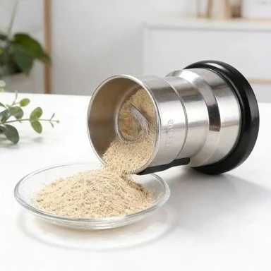 Potente Molinillo Eléctrico de 400W para Café, Granos, Nueces, Especias - Electrodoméstico Multifuncional para Cocina y Hogar