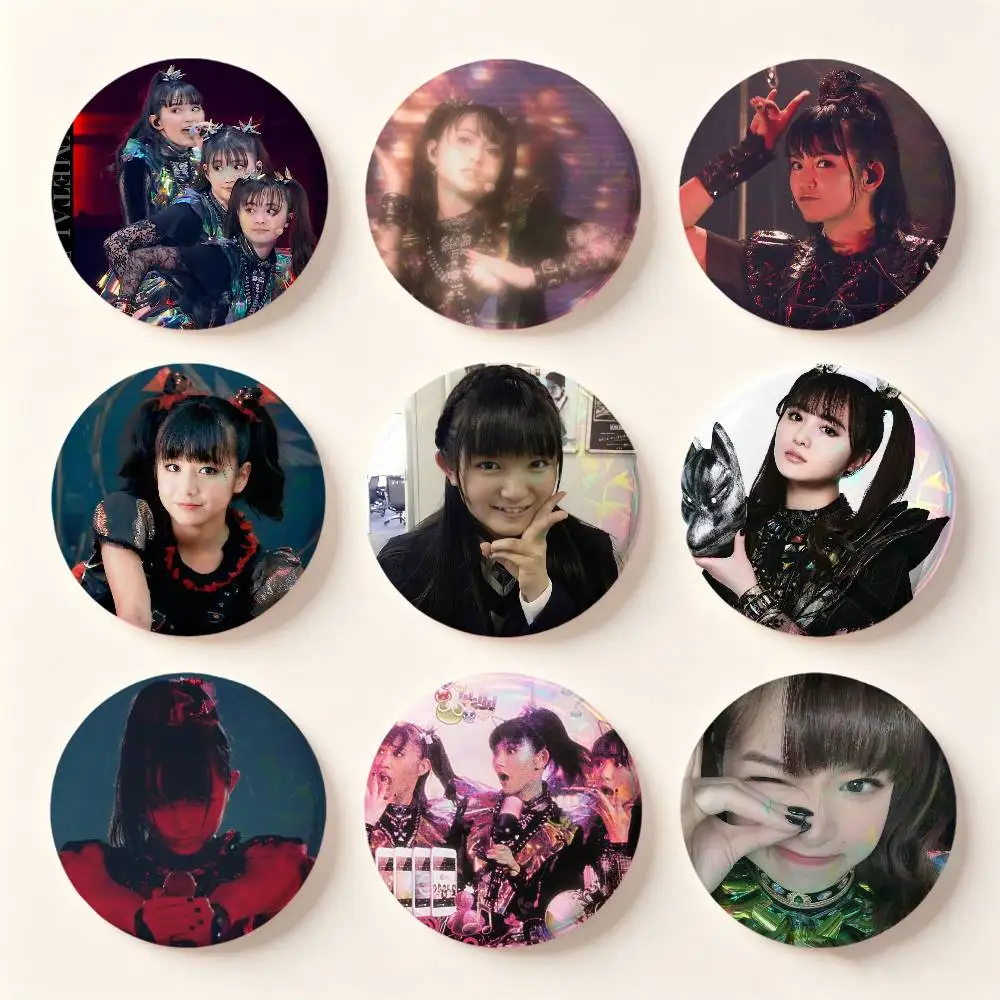 B-Babymetal Metal Forth Badges Button Round Creative Pin Brooch Badge Bag Decor Accessories Fans Collect Friends Gifts