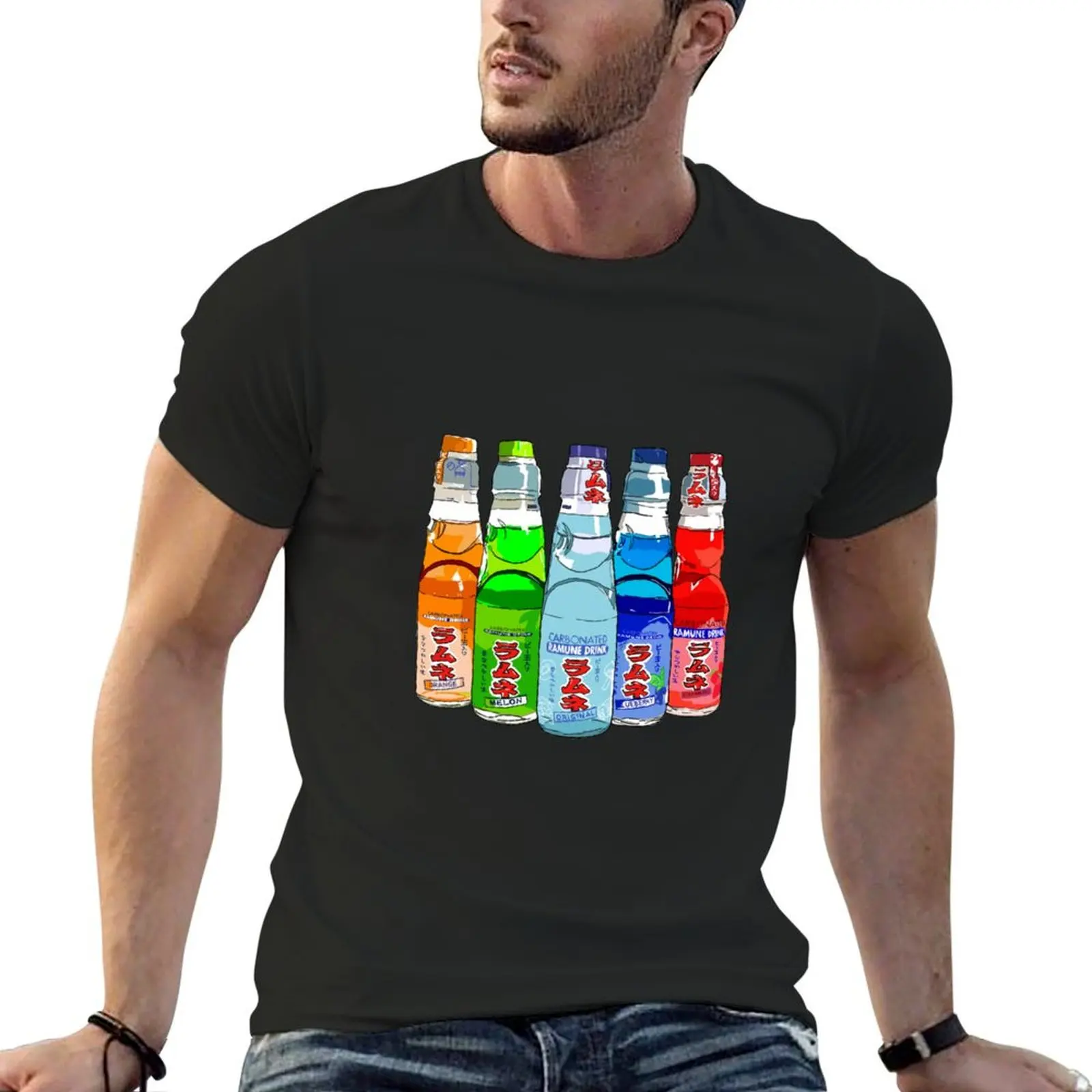 Ramune T-Shirt cute clothes anime tshirt anime clothes mens fashion