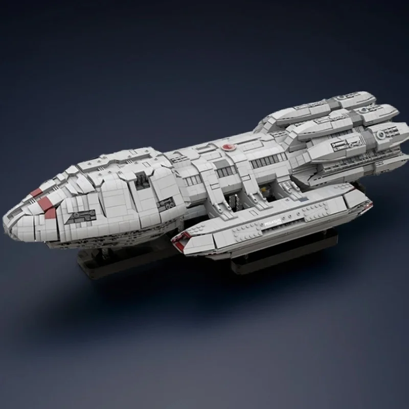 7162pcs MOC Battlestar Pegasus - UCS Scale Model Building Blocks Christmas Gift Toys 3D Creative Assemble Art DIY Display Idea