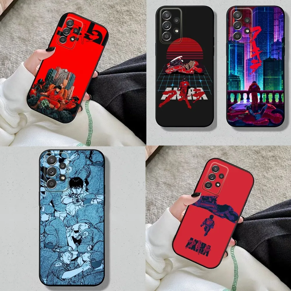 

Anime A-Akira Phone Case For Samsung S24,S23,S22,S21,S20,S10,S10E,S9 Plus FE Note 20 Ultra 10,9 Plus Black Cover Shell