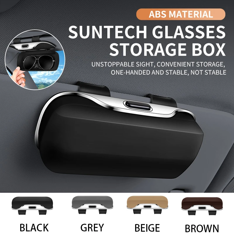 CNZKO Car Accessories Car Visor Sunglasses Car Glasses Case For Mercedes-Benz BMW Audi Volvo Polestar Hyundai Toyota Honda Kia
