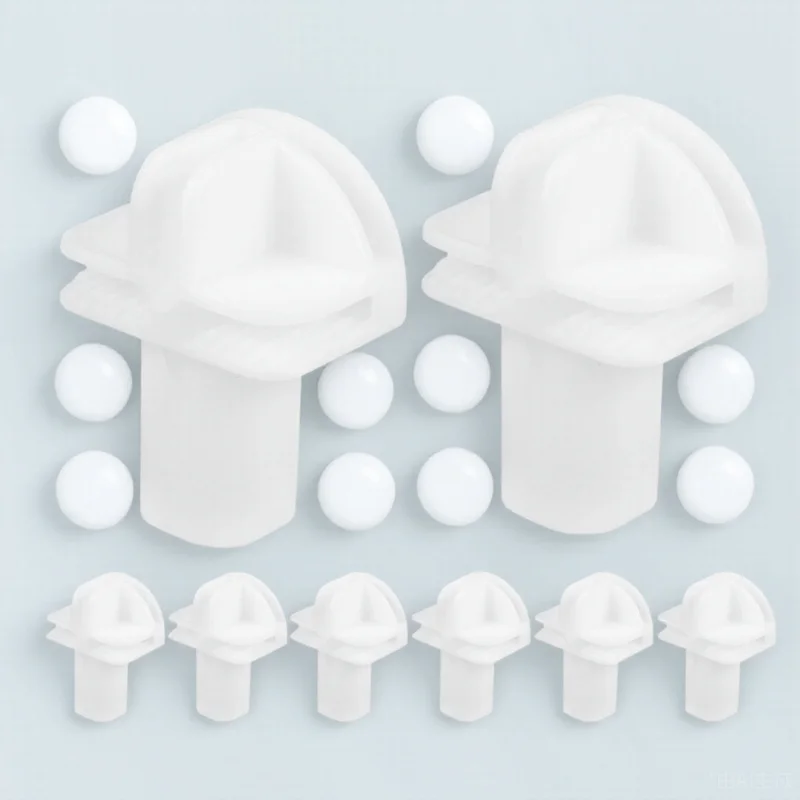 

8Pcs Shelving Assembly Buckles Wear-Resistant Plastic Connecting Tools for Modular Storage Cabinets Wire Cube Frames