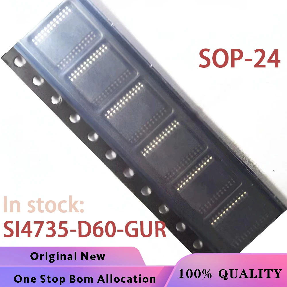 (1PCS) 4735D60GU SI4735-D60-GU SI4735-D60-GUR SSOP-24 Chipset