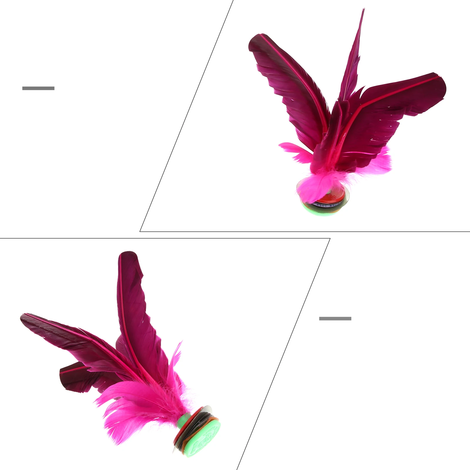 

3 Pcs Kicking Shuttlecock Game Chicken Shuttlecocks Toy Exercise Student
