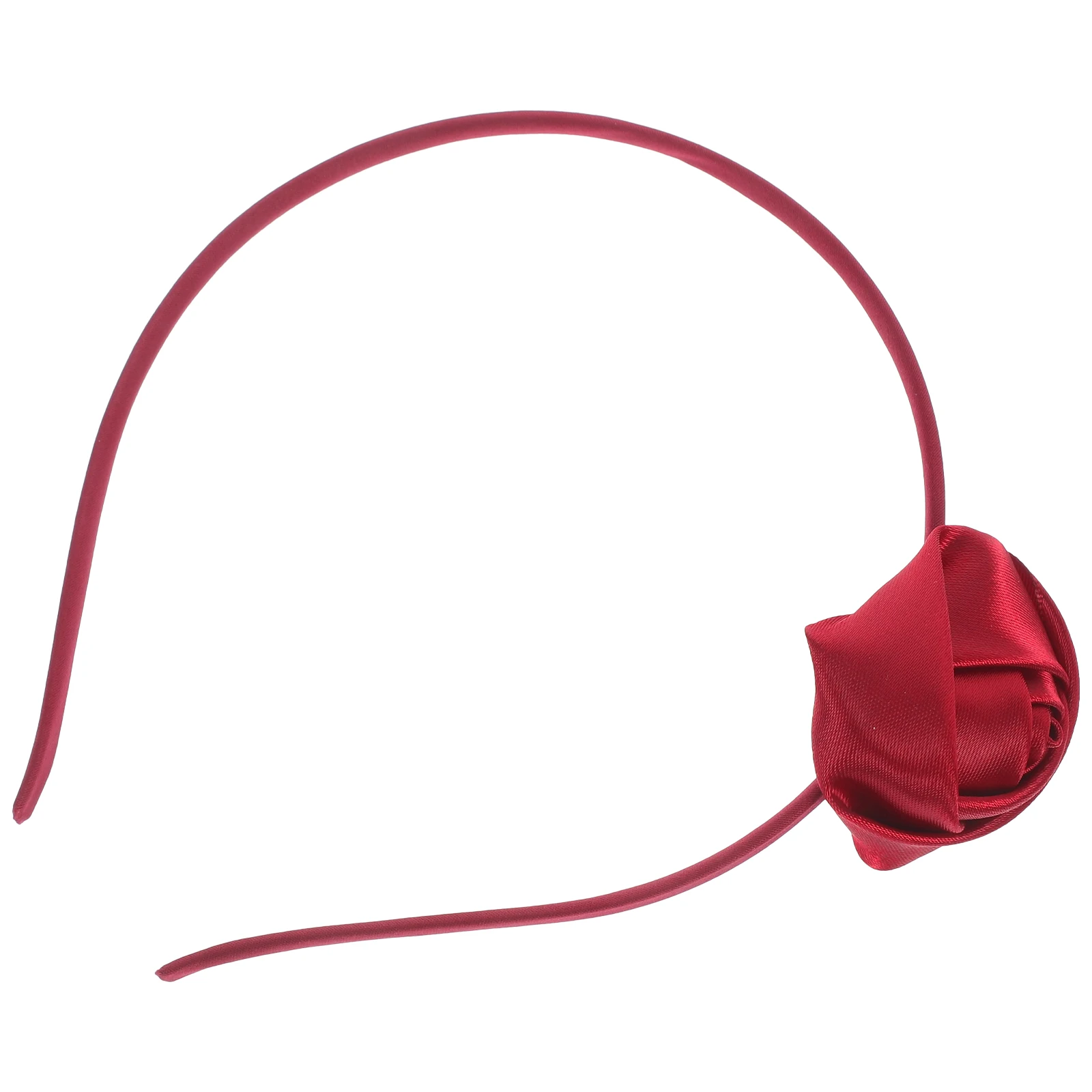 

Flower Headband Wine Red Elegant Wedding Hair Accessories Bridal Floral Headpiece for Women