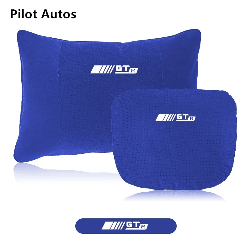 For AMG GT R Car Headrest Waist Pillow Neck Rest Seat Headrest Driver Lumbar Support Memory Cotton