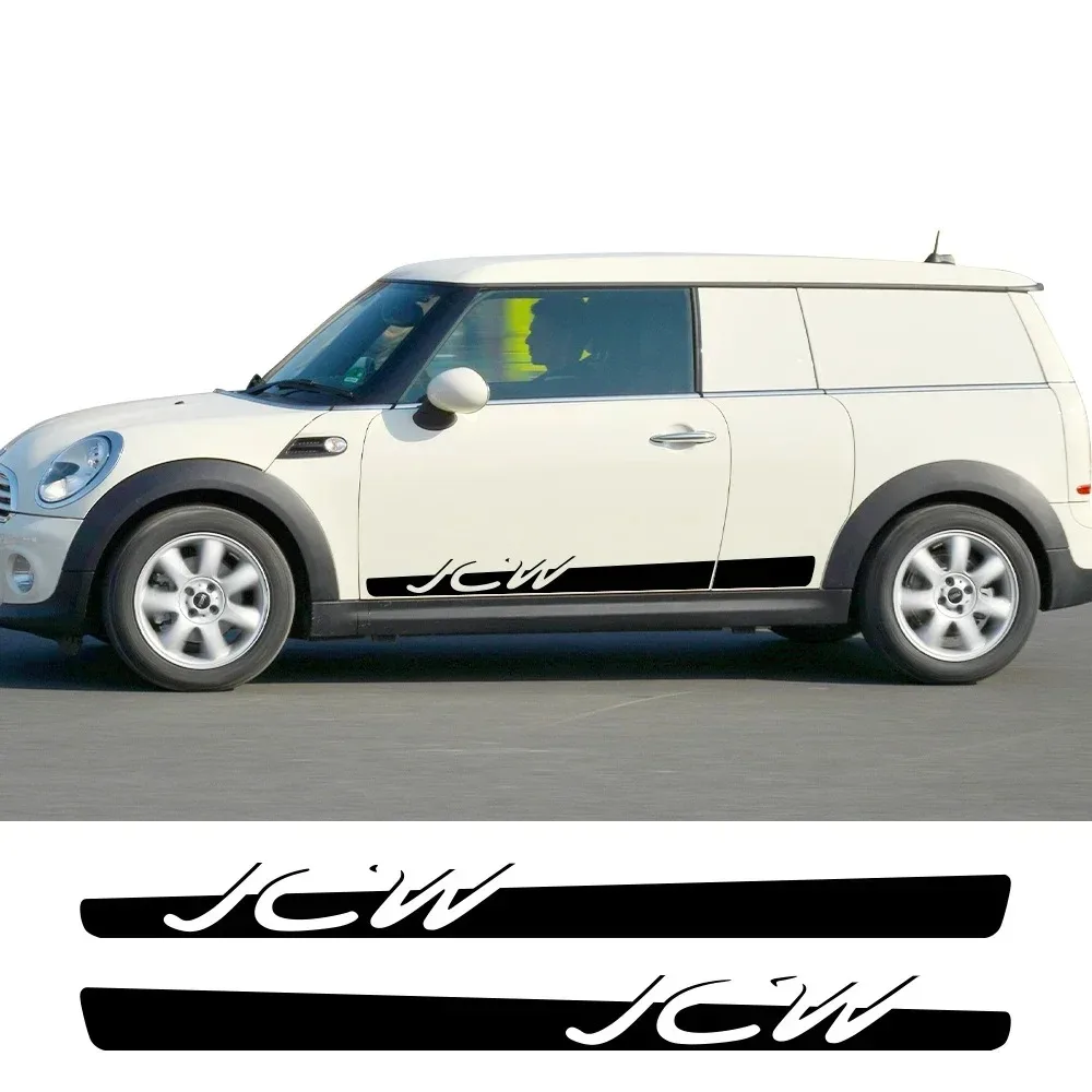 

Car Door Side Skirt Stickers Decals Decor Auto Accessories For Mini Cooper S JCW Countryman F56 F55 F60 R56 R60 R61 R56 F54