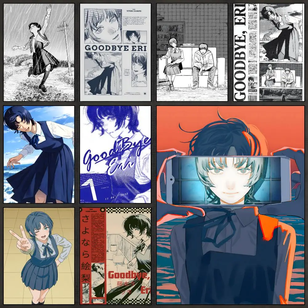 Manga Goodbye Eri Tatsuki Fujimoto Anime Poster Peel And Stick Wall Art PP Waterproof HD Bedroom Living Room Home Decor Gift