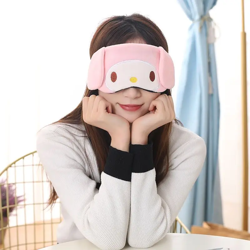 Disney-Masque de sommeil en peluche pour enfants, Mininstants Cartoon, Stitch, Cute Kuromi, Cinnamoroll, Student Noon Sleep, Ice Eye Mask, Gift