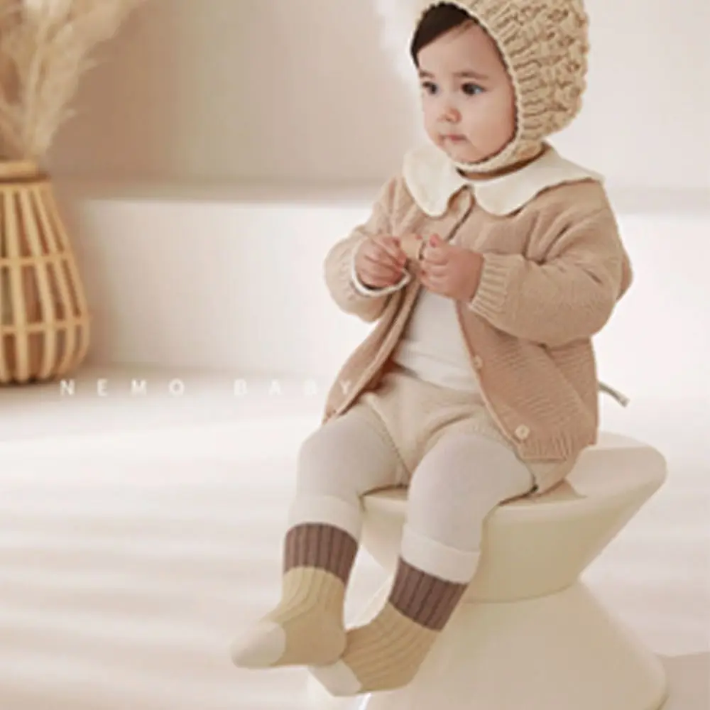 3Pair Fashion Cartoon Striped Baby Socks Thickened Keep Warm Toddler Thermal Footwear Soft Newborn Boy Socks Winter