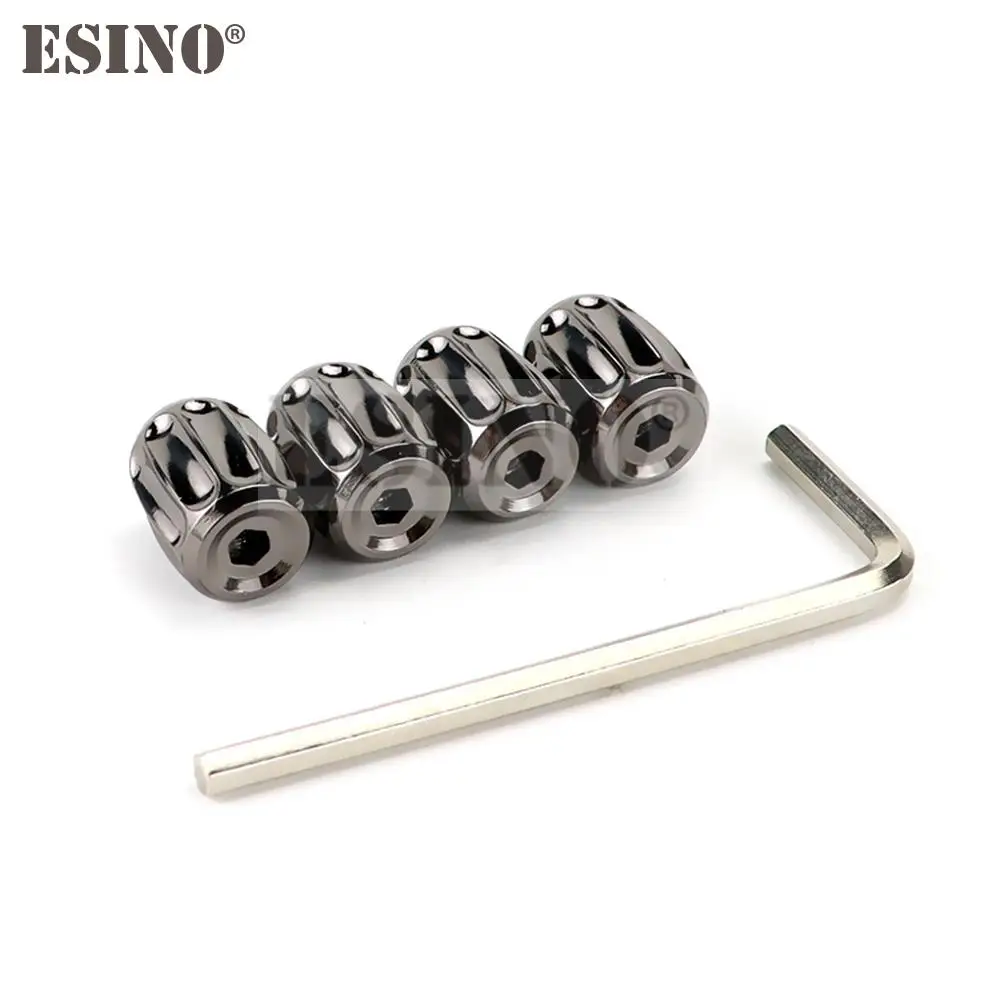 4 x New Titanium Black Car Styling Anti-theft Copper Wheel Tire Valve Stem Caps Zinc Alloy Wheel Tire Stem Air Valve Caps