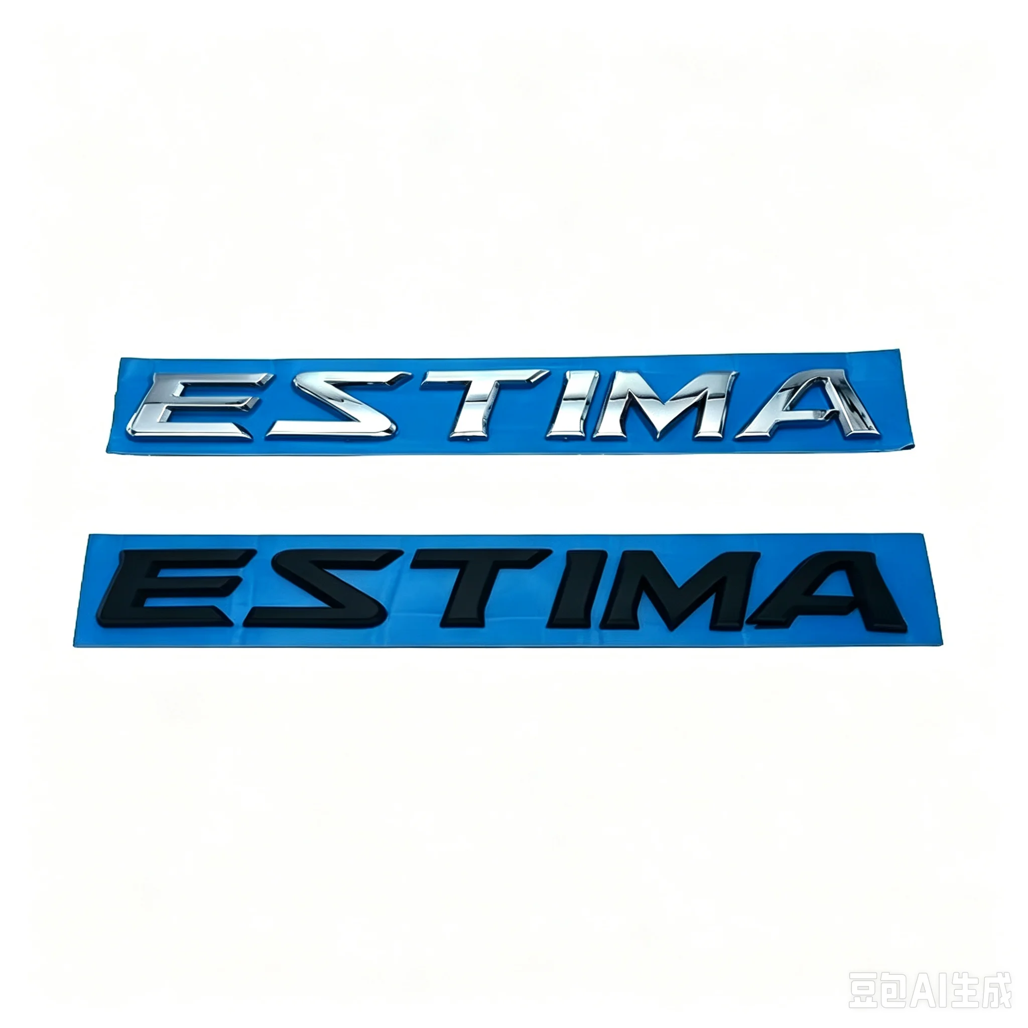 ESTIMA ABS Letter Emblem Badge Sticker Rear Trunk Logo Decal For Toyota Car Exterior Modification Decor Accessories