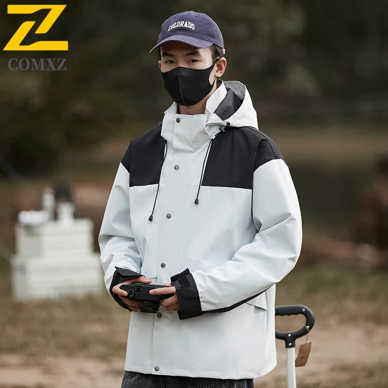 

"EiAO Windbreake Couple's Streetwear Waterproof Windproof Oversized Outdoor Jacket for Hiking Camping Fishing Unisex Parka 2025