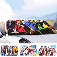 K-Kurokos Basketball Summer Car Sunshade Front Windshield Sunshade Sunblock Thermal Insulation Sunshade Umbrella Retractable