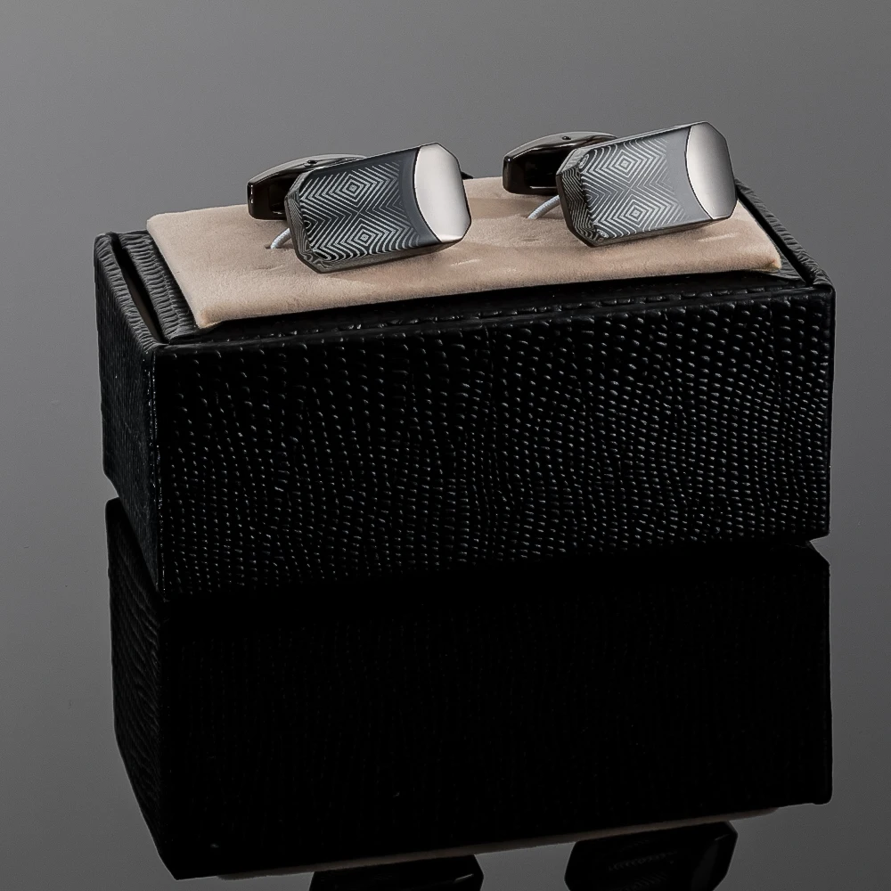 أزياء الرجل مادة النحاس أزرار أكمام قميص للرجال الفاخرة ضيوف الزفاف هدايا الأزياء والمجوهرات الرجال الأصفاد #6