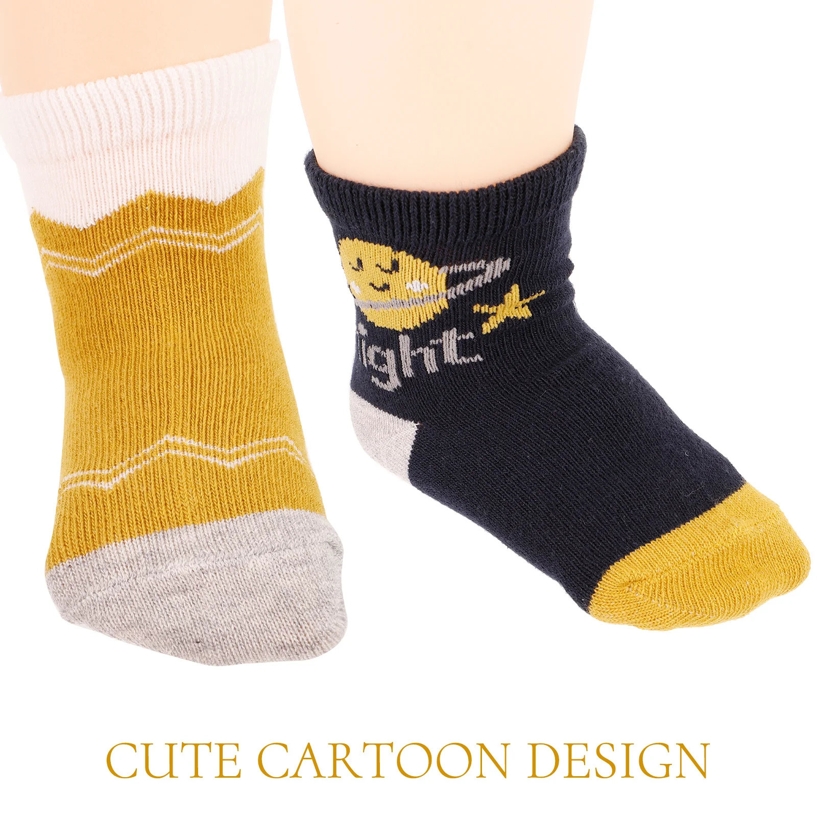 

5Pairs Kids Socks Cotton Baby Ankle Socks Toddler Girls Boys Breathable Comfortable Easy Wash Delicate Design Cuteness