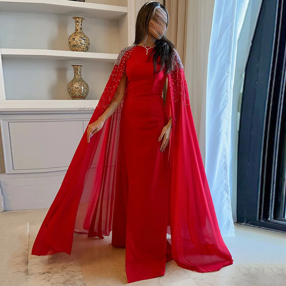 formal arabic dresses Designer Gown Royal Swedish Traditional Arabic Dress 3XL / 52 Inches / No Scarf main image 1
