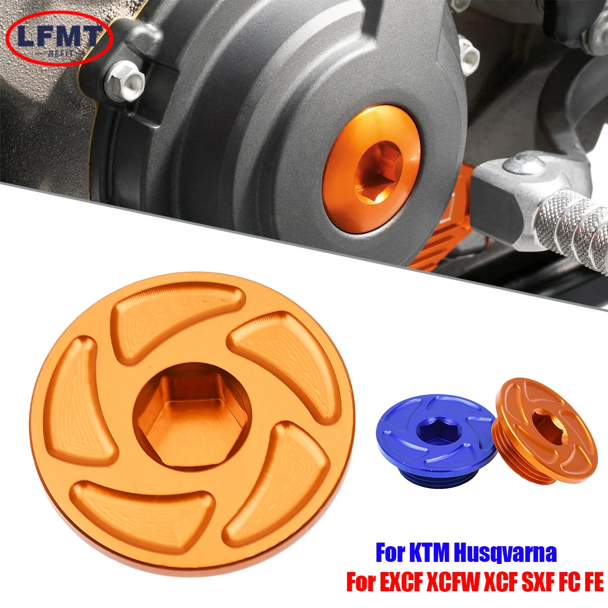 Für KTM Husqvarna GASGAS CNC Motor Zündung Abdeckung Stecker SXF XCF XCFW EXCF FREERIDE 250F 250 350 450 505 FC FE FX ES SM 2011-2023