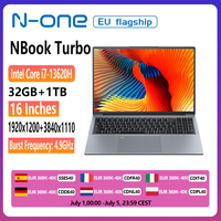 N-one NBook Turbo Intel i7-13620H 32GB+1TB SSD Gaming Laptop 16 inch 1920*1200, 5000mAh, Wi-Fi 5,Bluetooth 4.2,10C/16T Computer