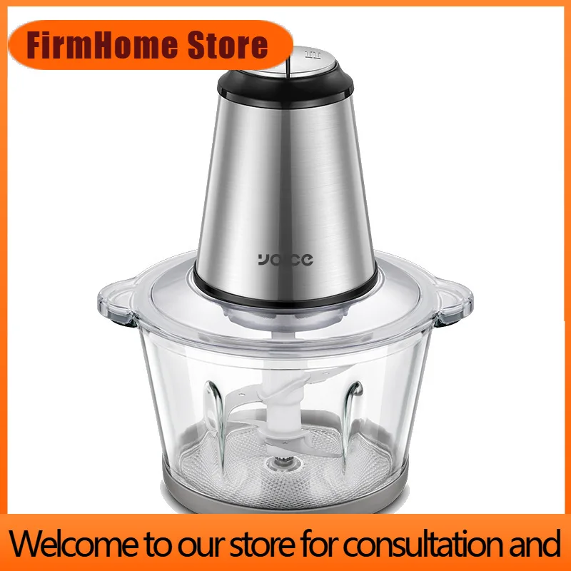 FirmHome StoreElectric Meat Grinder Small Multi-Functional Chopper Mincer Food Processor Vegetable Slicer Cooking Blender Home K