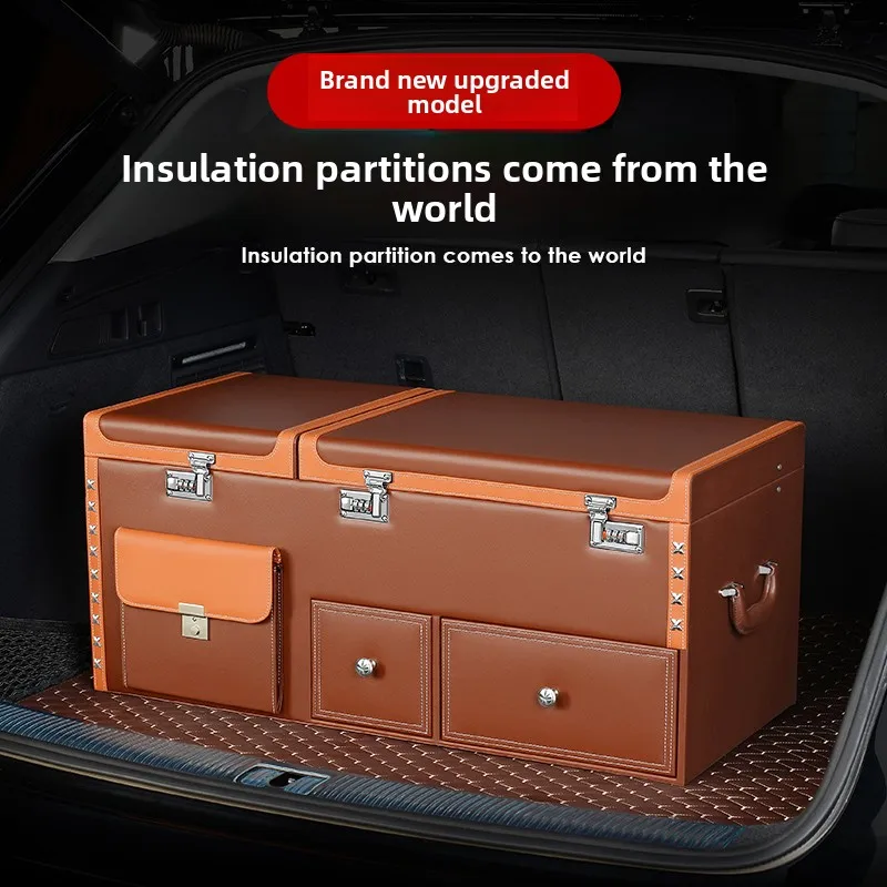Samochód Samochodowy Schowek Schowek Szuflada Schowek Izolacja Pudełko Artykuły Samochodowe Pudełko Bagażnika Sortowanie Pudełko Tylnego Hasło