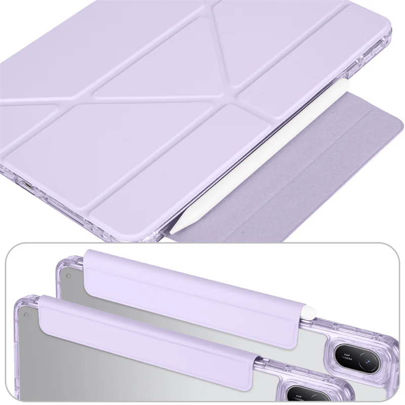 Etui Funda do Huawei Matepad 12x 12 cali, inteligentne składane etui skórzane z akrylowym tyłem i magnetycznym zamknięciem, do Huawei Matepad 12x 12 X, etui 2026 2025 — zdjęcie produktu 6