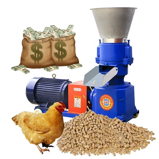 200-5000 kg/h Fish Feed Pellet Mill Making Machine Peletizadora Pellets Making Machine Animal Feed Processing Machine