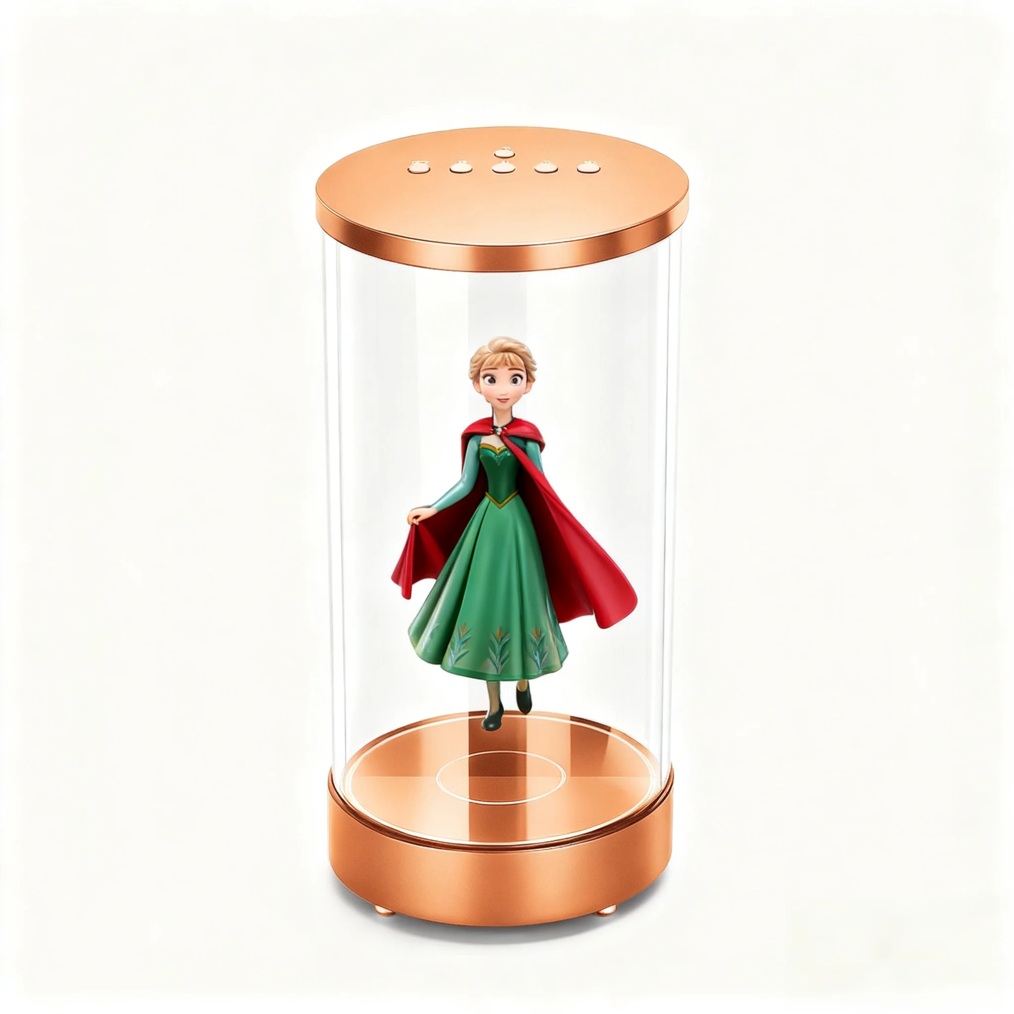 

New OEM AI Voice Assistant 7inch LCD Screen 600cd/m² Brightness Android 7 Desktop 3D Hologram Box Cabinet Video Images Display