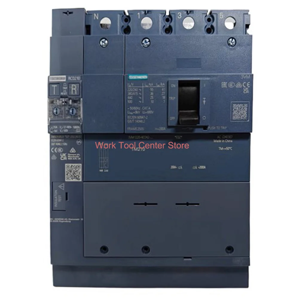 Original Leakage Magnetic Circuit Breaker 3VM1N160 R63/80/100/125/160A TM210F 4P RCD110 PLC Controller Switch 3VM1110-3ED42-0AA0