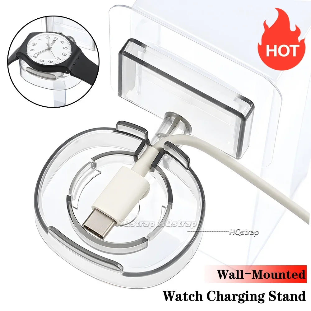 New Practical Wall-Mounted Watch Charging Stand Multifunctional Watch Holder Watch Display Storage Rack Organizing Watches Tools