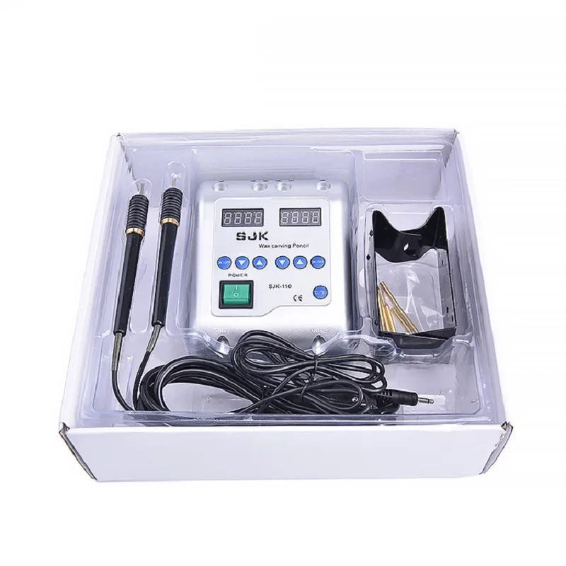 Electric Waxer Wax Knife Carving Dental Lab Equipment Electric Waxer Carving Knife Contain 6 Wax Tips+2 Pens Dental Tools