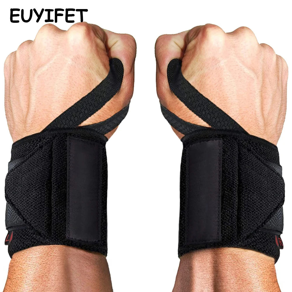 

Wrist Wraps Weightlifting Gloves Wristband Gym Training Wrist Support Brace Straps Wraps Crossfit Powerlifting Hand Protection