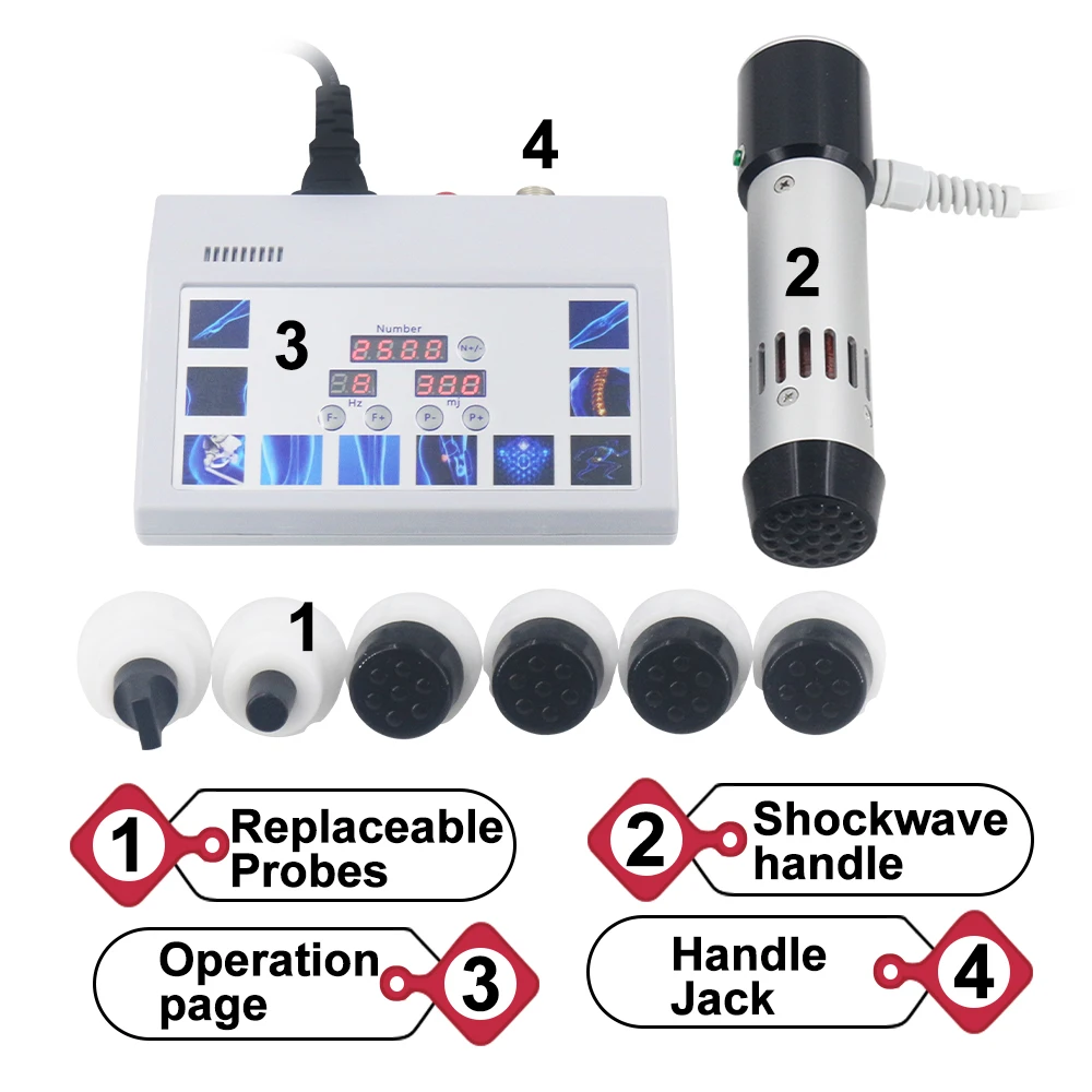 Shockwave Therapy Machine For Erectile Dysfunction Effective Shoulder Pain Relief Home Use Professional 300MJ Shock Wave Device
